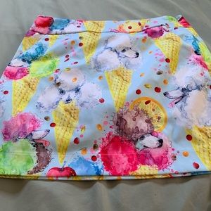 Loudmouth size 0 golfing skirt with sewn in shorts